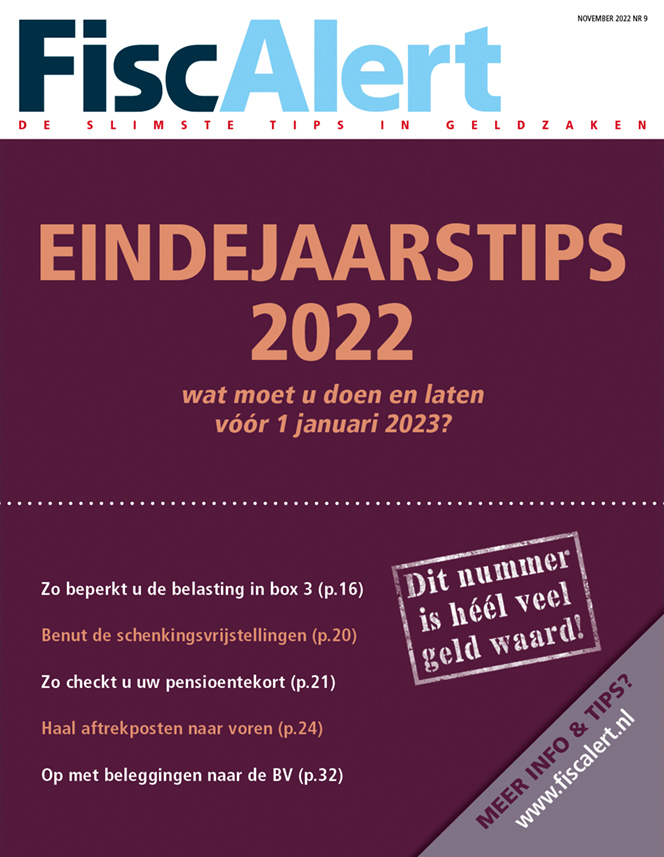 Mis niets meer van FiscAlert