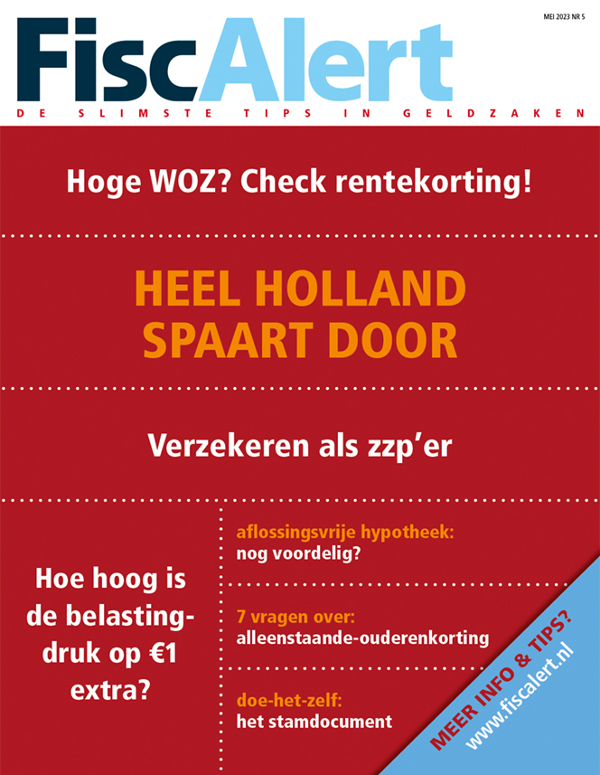 Mis niets meer van FiscAlert